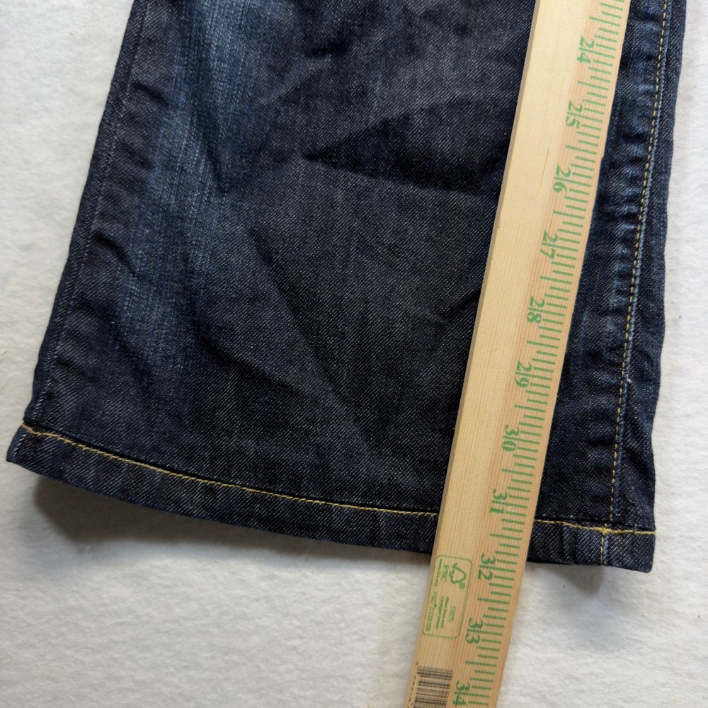 David Kahn Womens Jeans 31 Style 3747 Dark Wash Low Rise Flare Bootcut USA - Picture 10 of 12